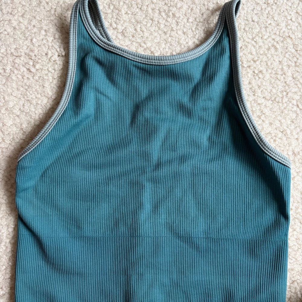 Athleta crop Ribbed Tank Top XS